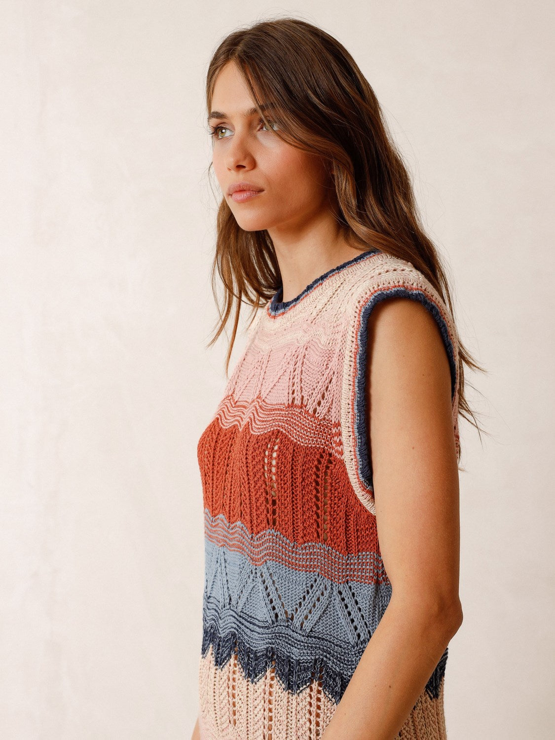 VESTIDO CROCHETTE MULTICOLOR