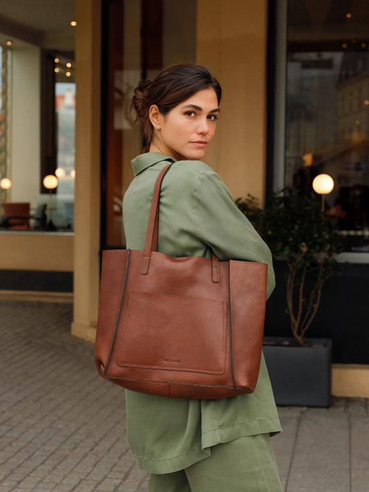 SAC CABAS EN CUIR