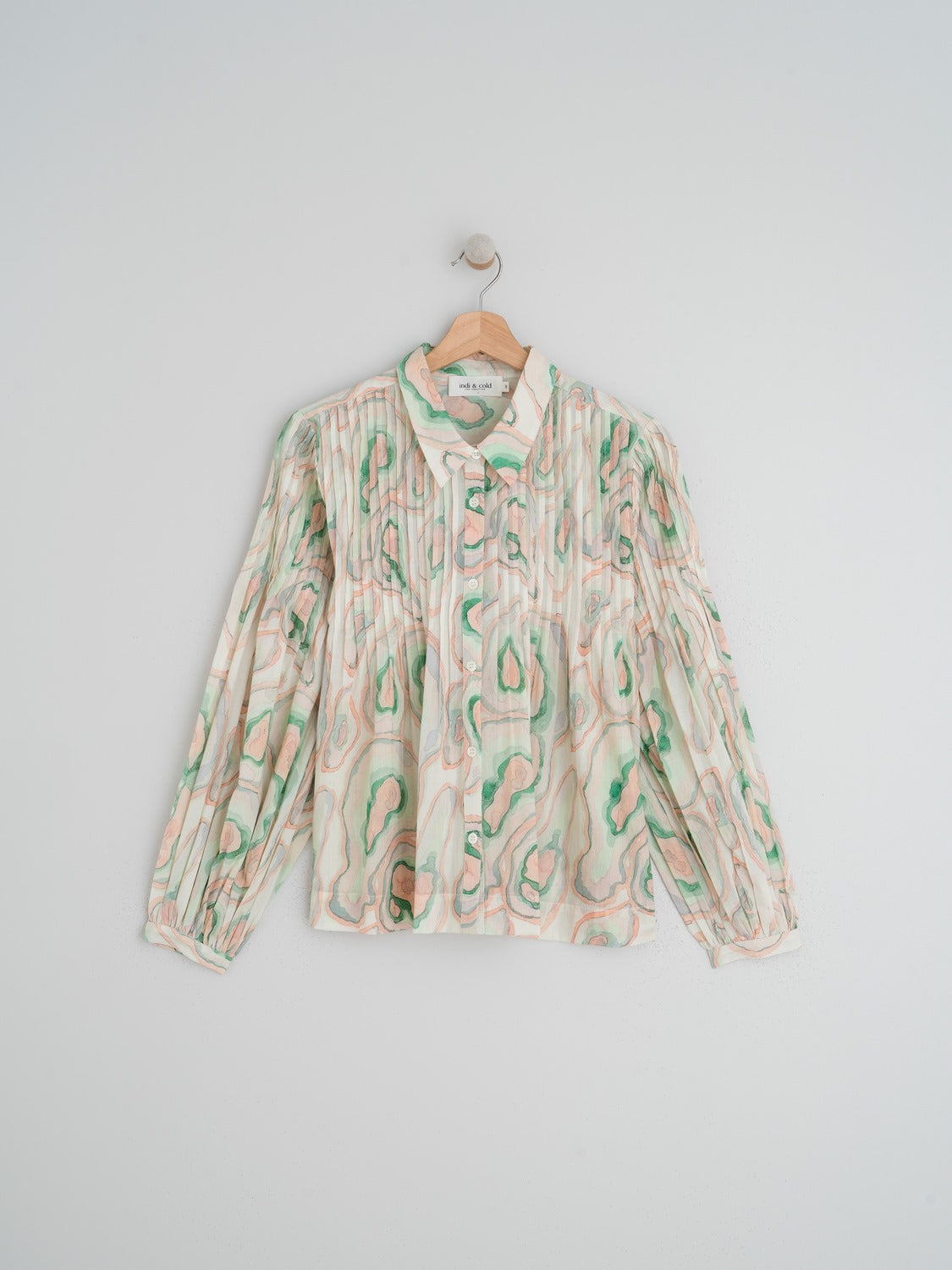 CHEMISE PLITS GEODES
