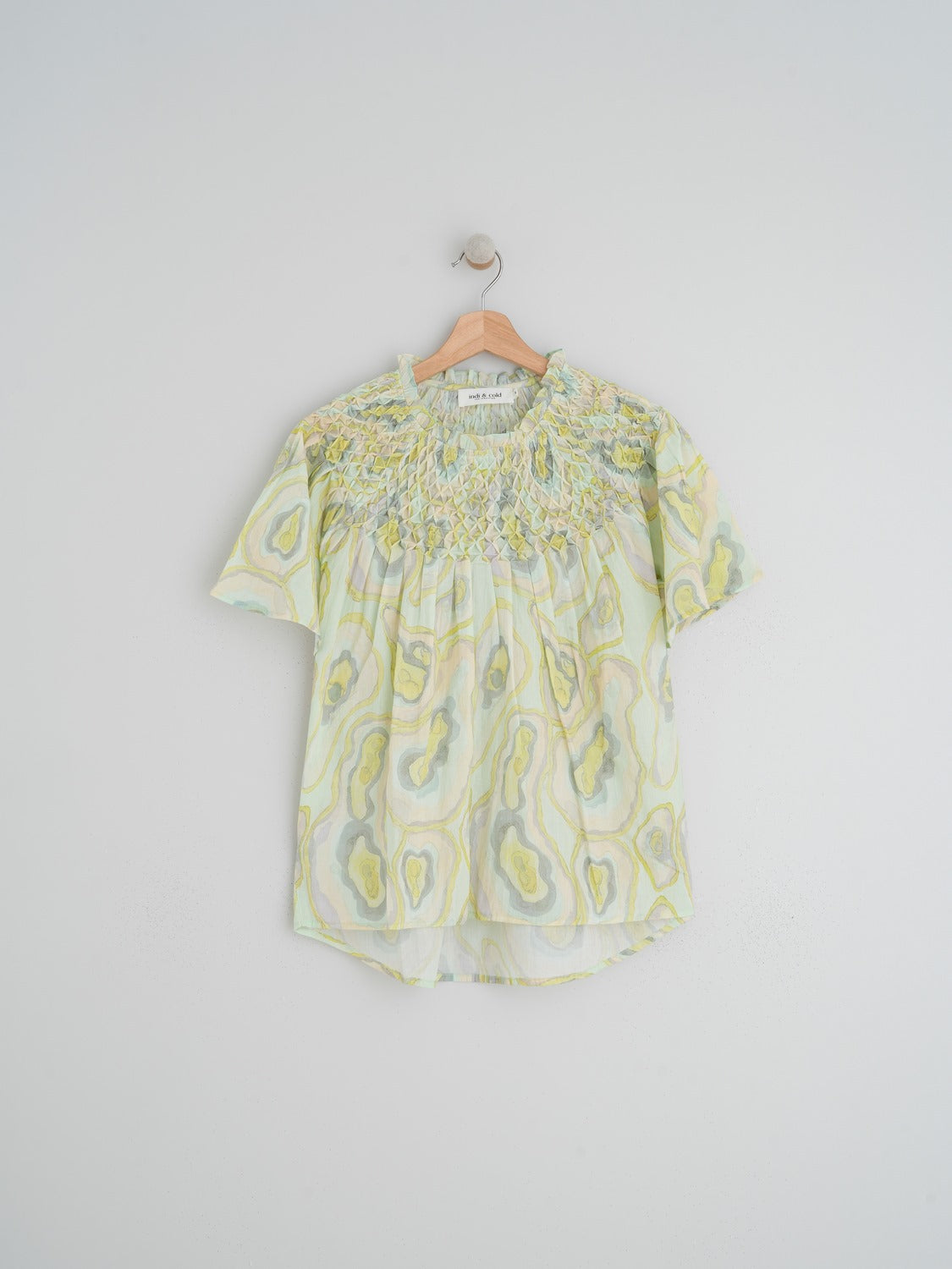 GEODES PRINT BLOUSE
