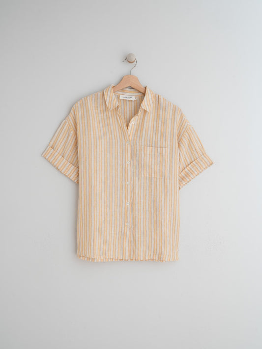 CHEMISE À RAYURES TRICOLOR