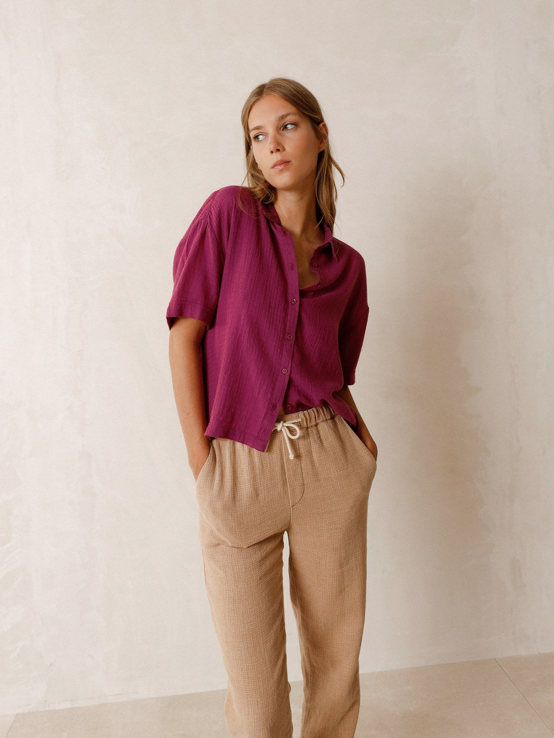ARAN TEXTURE SHIRT