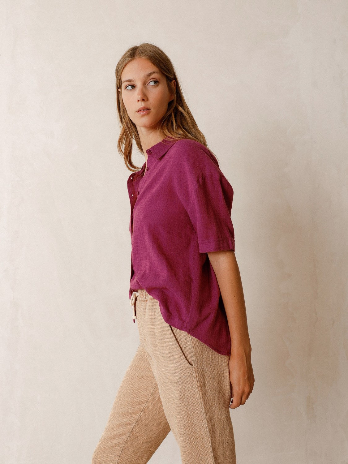 ARAN TEXTURE SHIRT