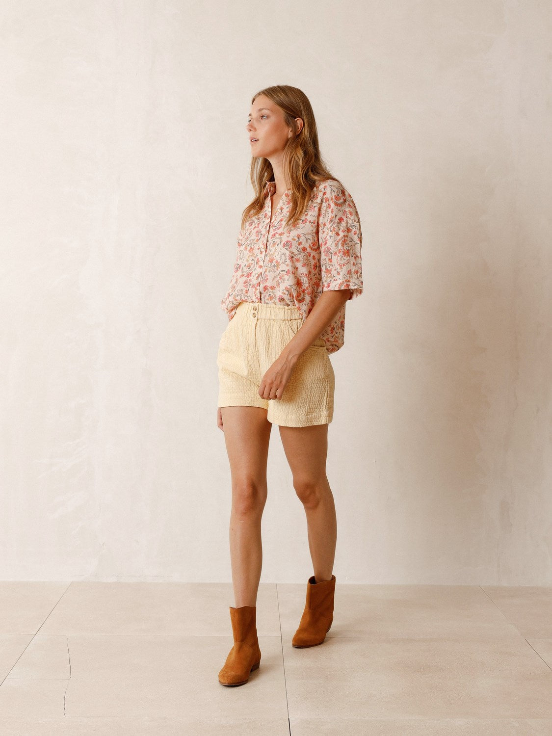 MULTICOLOR ARAN SHIRT