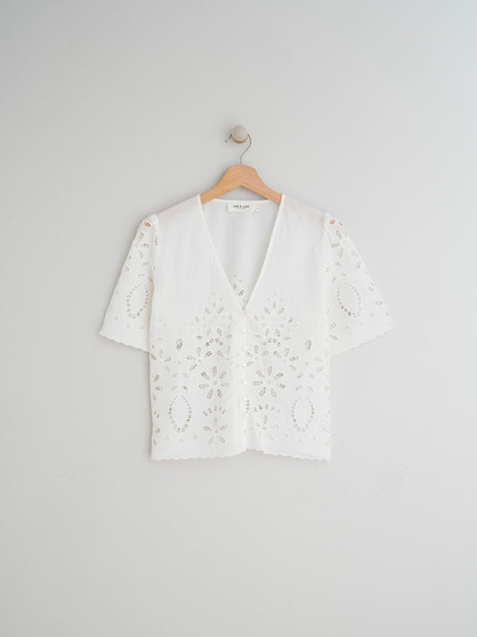 SHIRT WITH EMBROIDERED DETAILS
