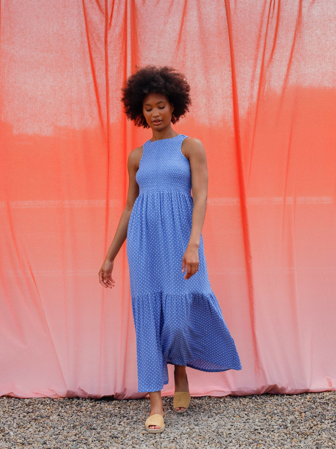 VESTIDO MIDI BICOLOR