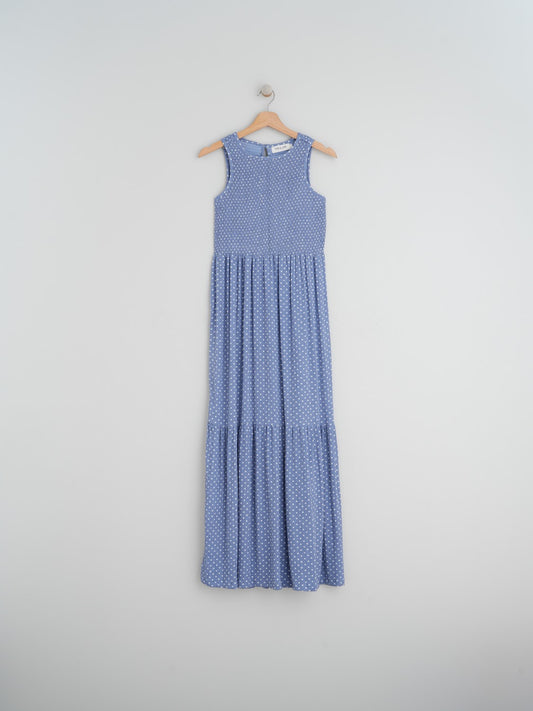 VESTIDO MIDI BICOLOR