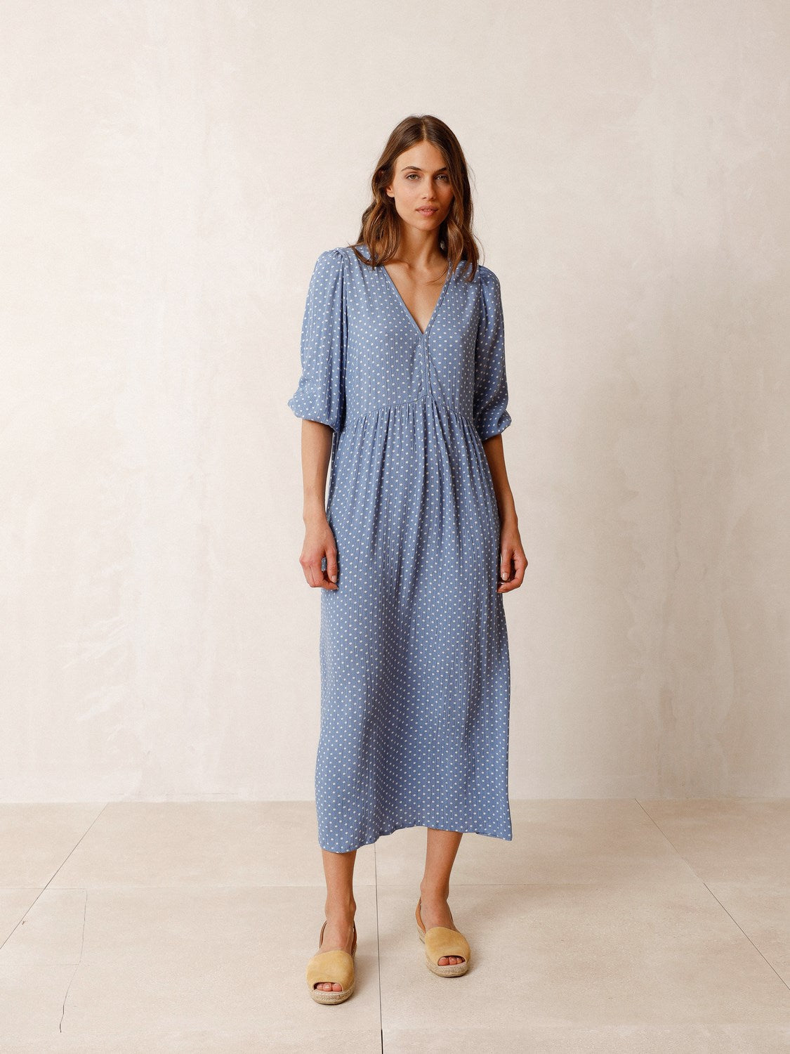 VESTIDO BECA BICOLOR