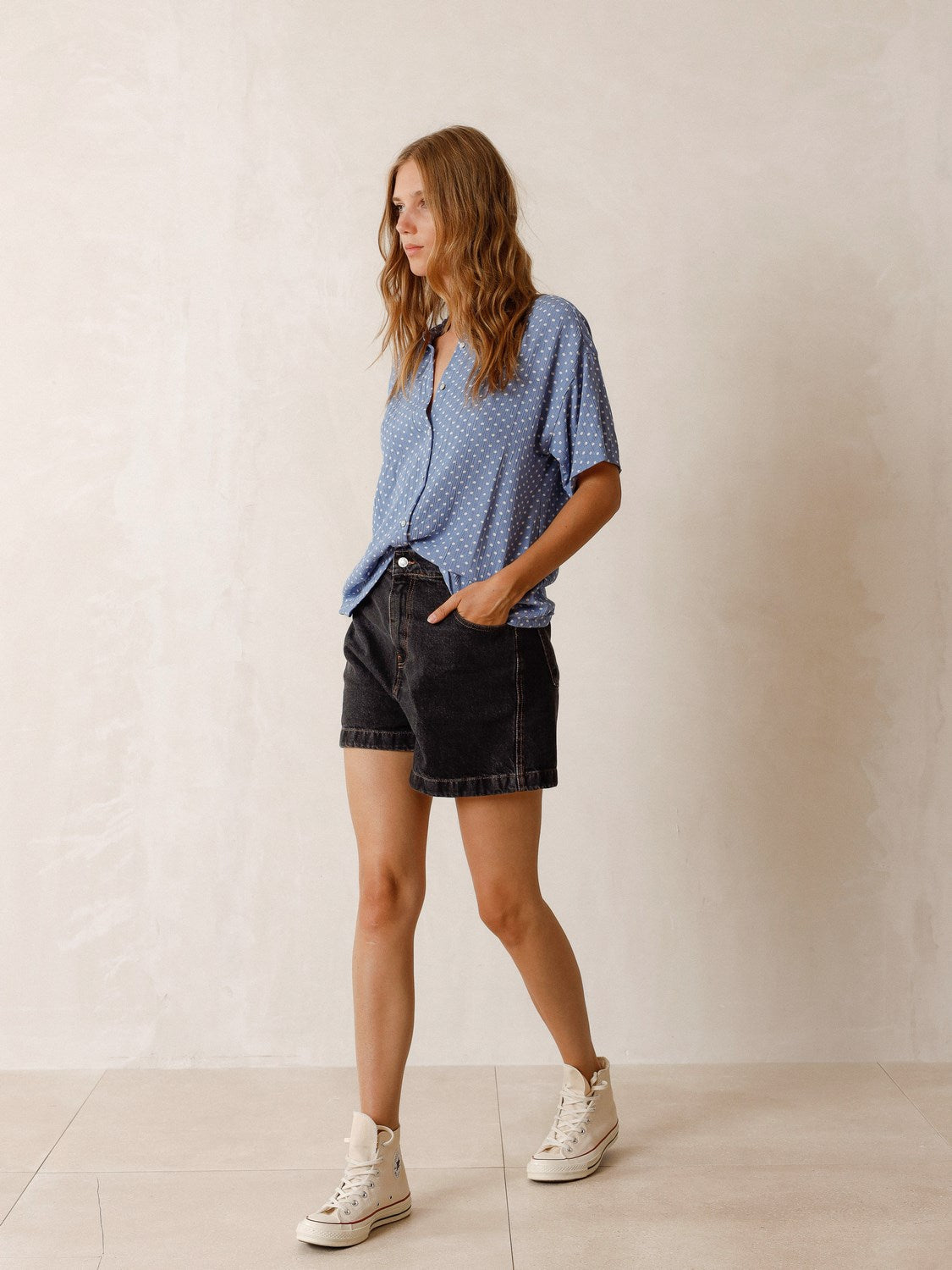MIA TWO-TONE SHIRT