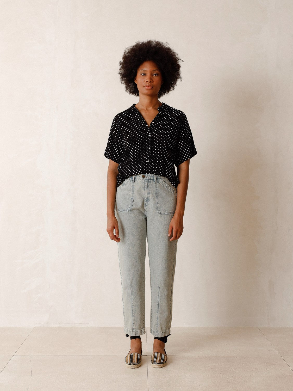 MIA TWO-TONE SHIRT