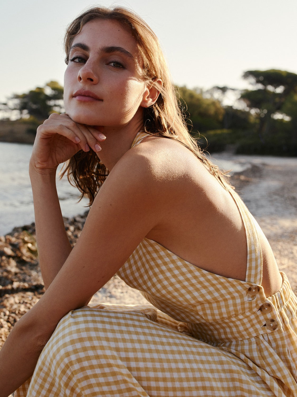 VESTIDO MIDI TIRANTE