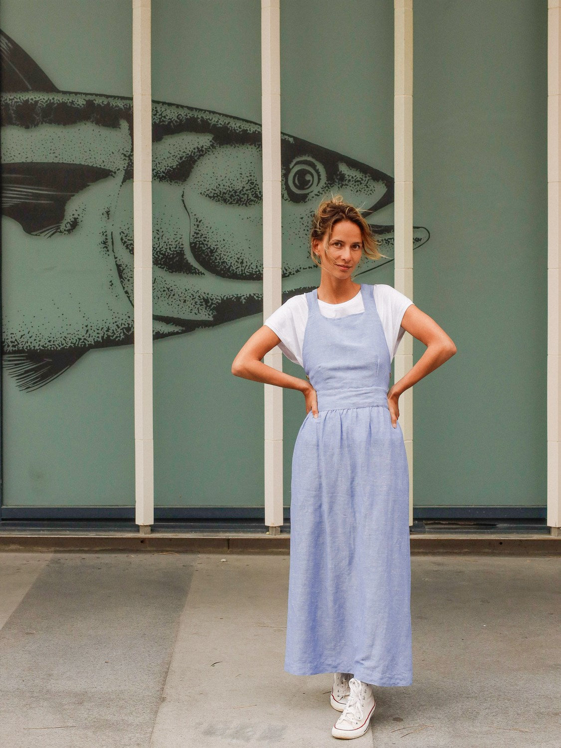 VESTIDO MIDI TIRANTE