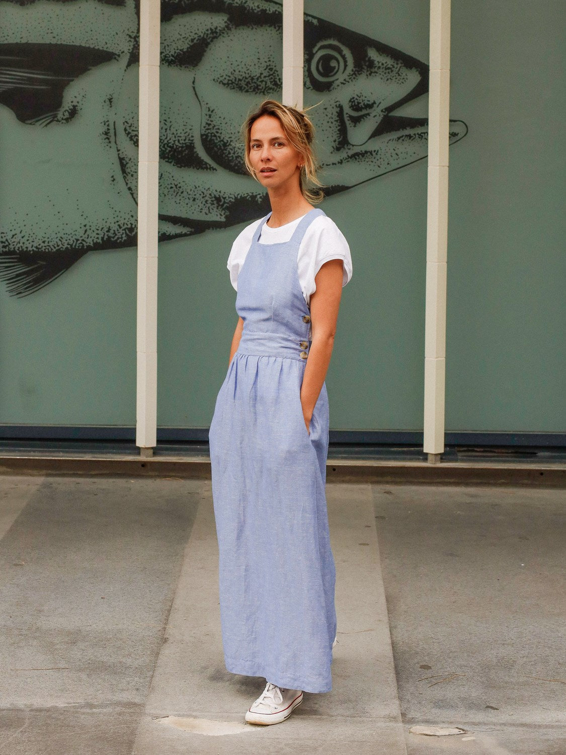 VESTIDO MIDI TIRANTE