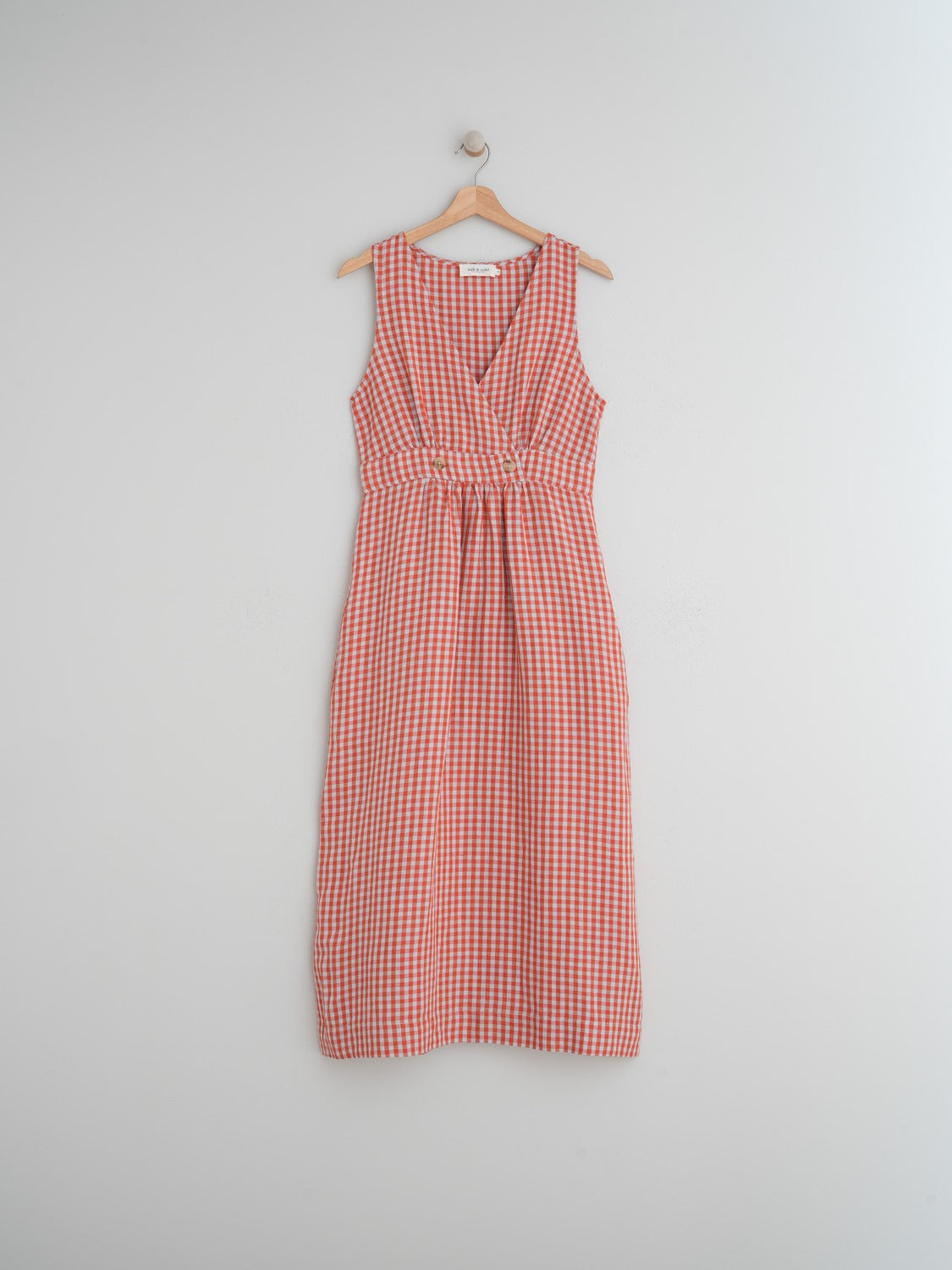 VESTIDO CRUZADO LINO
