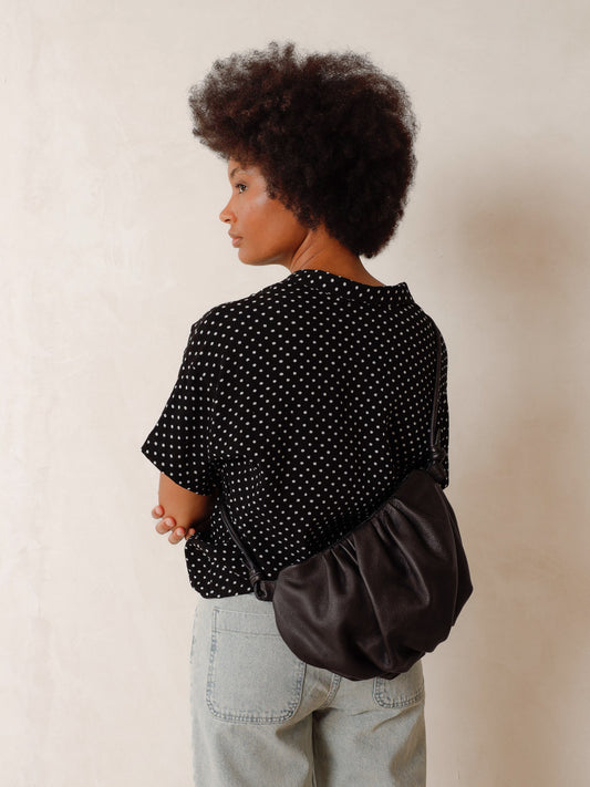 SAC EN CUIR VERT