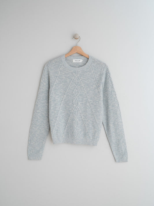 PULL EN MAILLE MÉLANGE