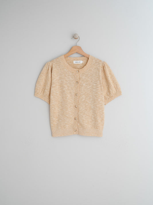 CHAQUETA CORTA MELANGE