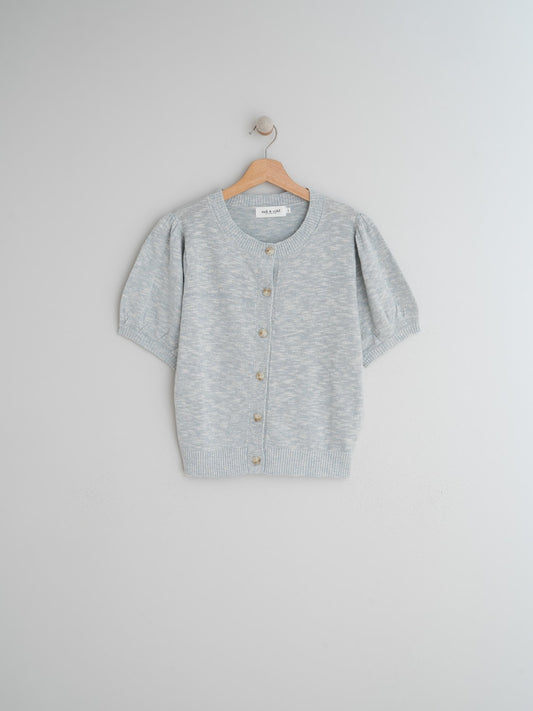 CHAQUETA CORTA MELANGE