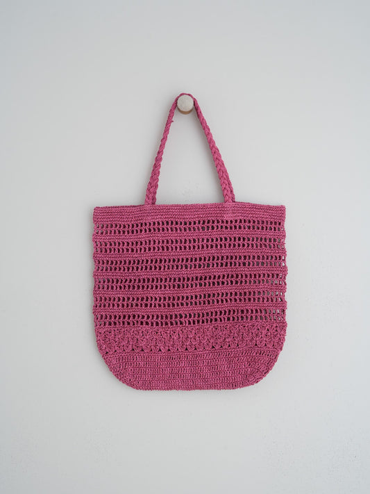 SAC EN RAPHIA FLUO