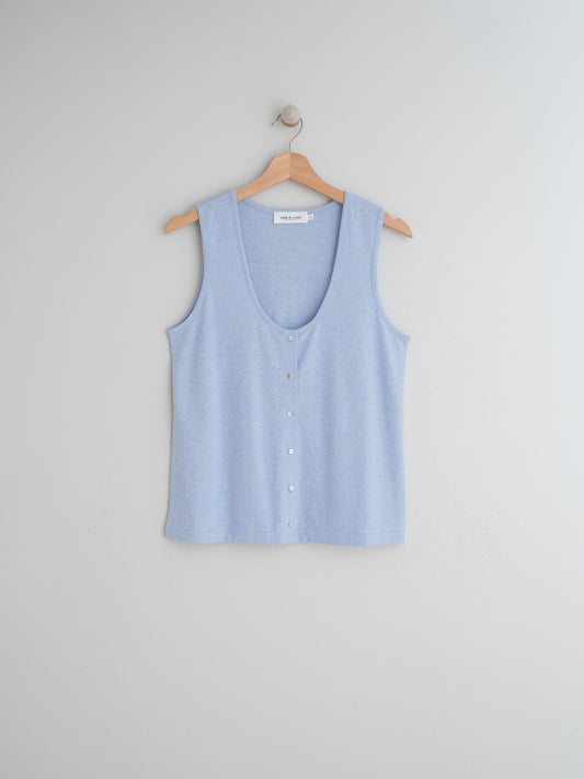 T-SHIRT À BRETELLES EN CHANVRE
