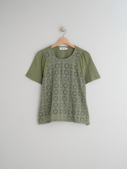 T-SHIRT COURT COMBINÉ