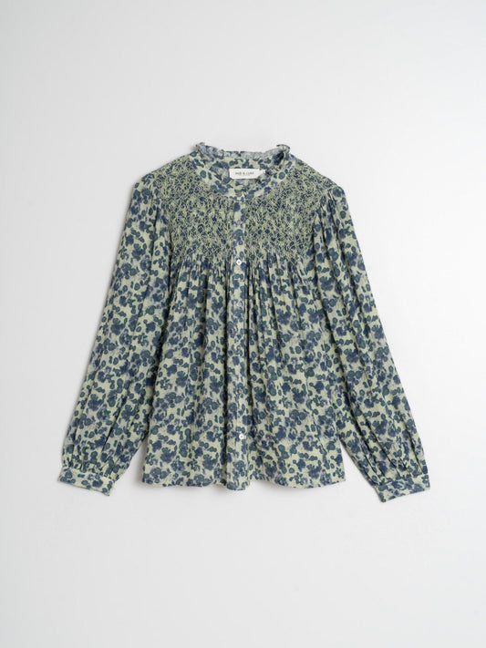 SMOKE EMBROIDERED SHIRT