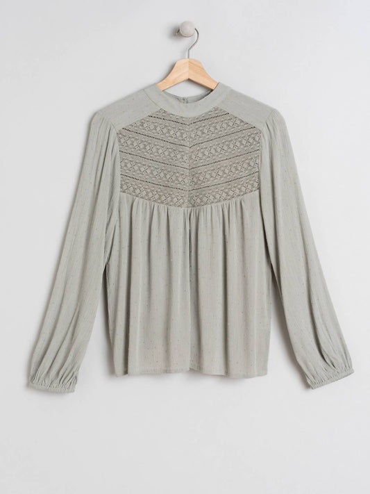 PLUMETI LACE BLOUSE
