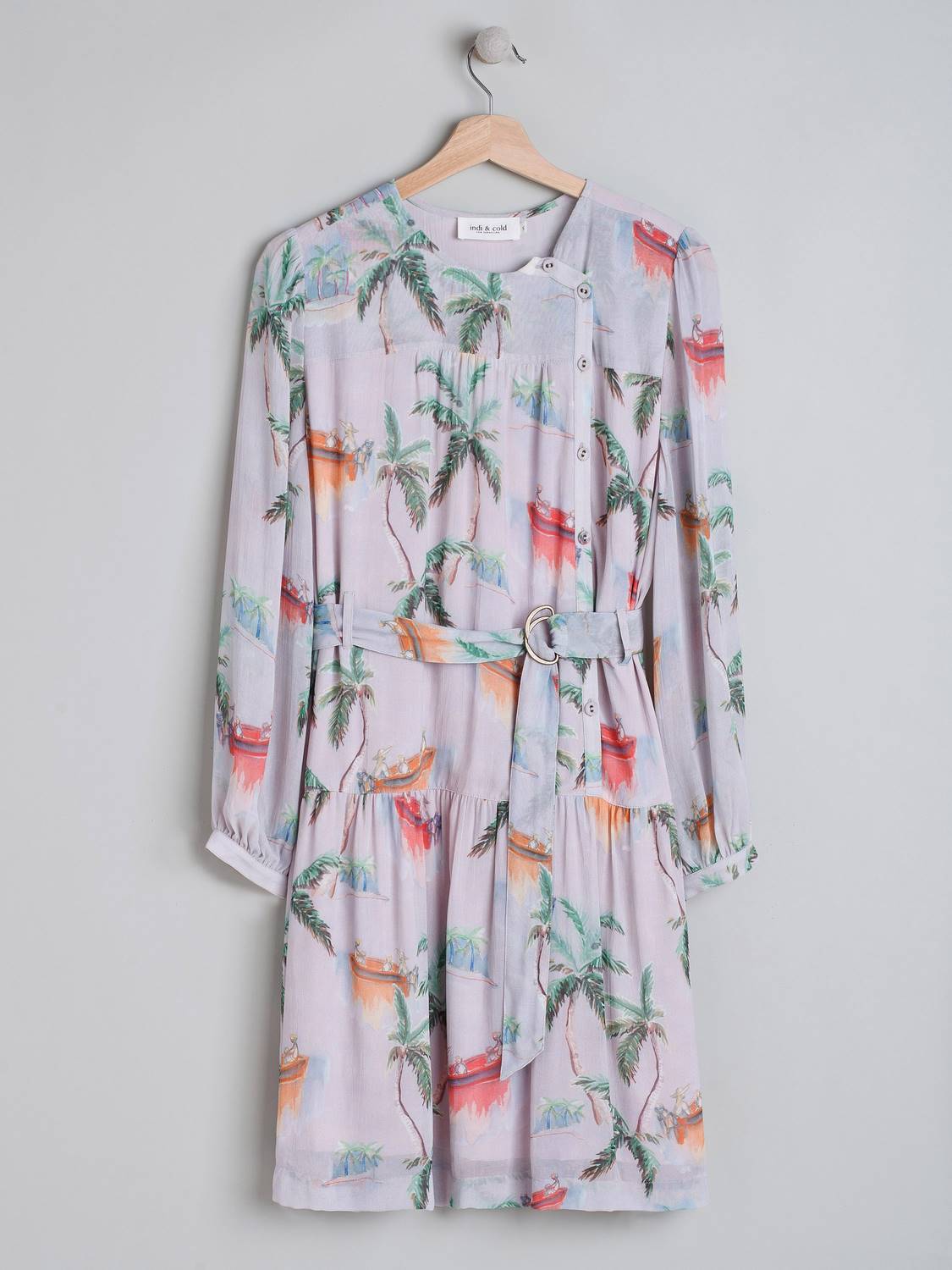 VESTIDO CORTO PALMERAS
