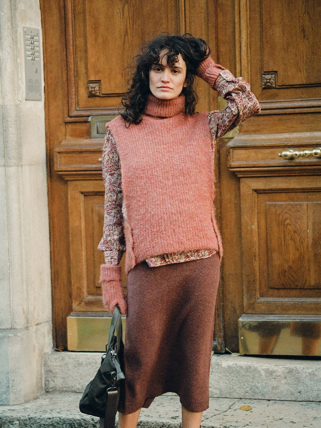 FALDA MIDI PUNTO