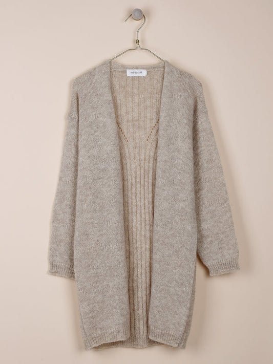 LONG JACKET WITH ALPACA