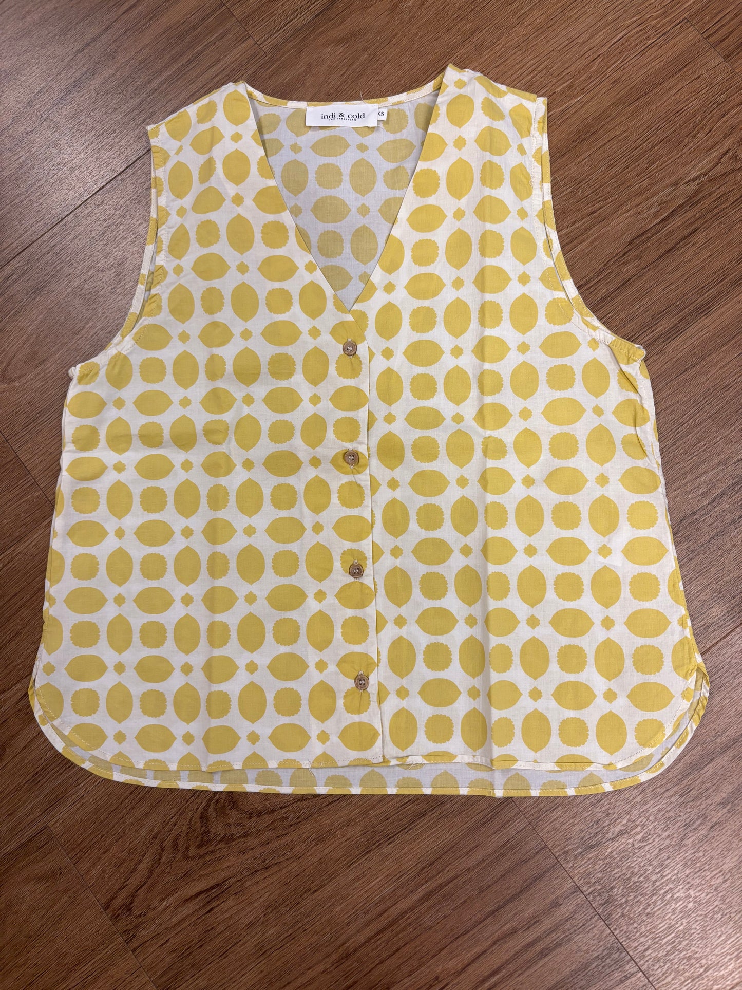 TOP GEOMETRIC ALGODÓN