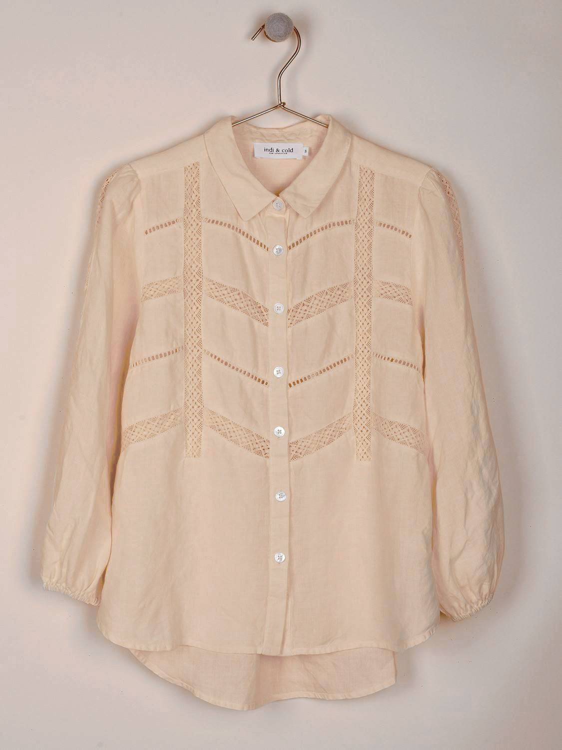 CAMISA ROMÁNTICA VAINICAS CÁÑAMO