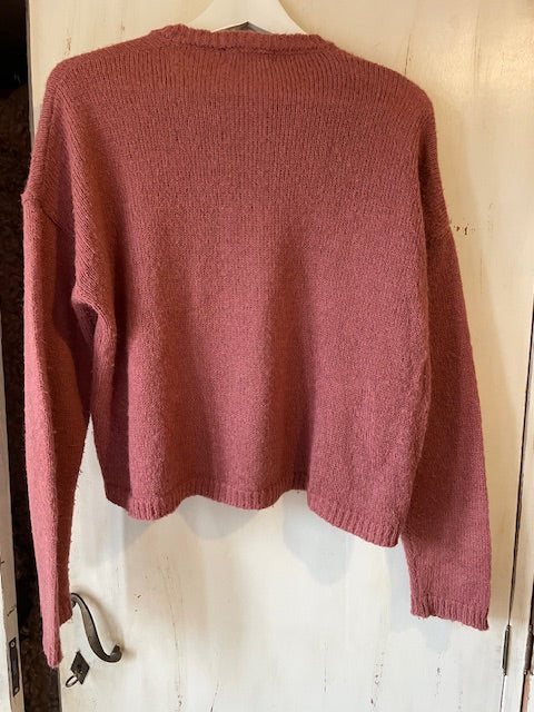 VESTE ROSE PÂLE EN ALPAGA