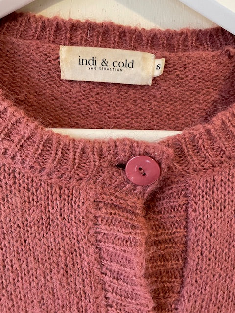 VESTE ROSE PÂLE EN ALPAGA