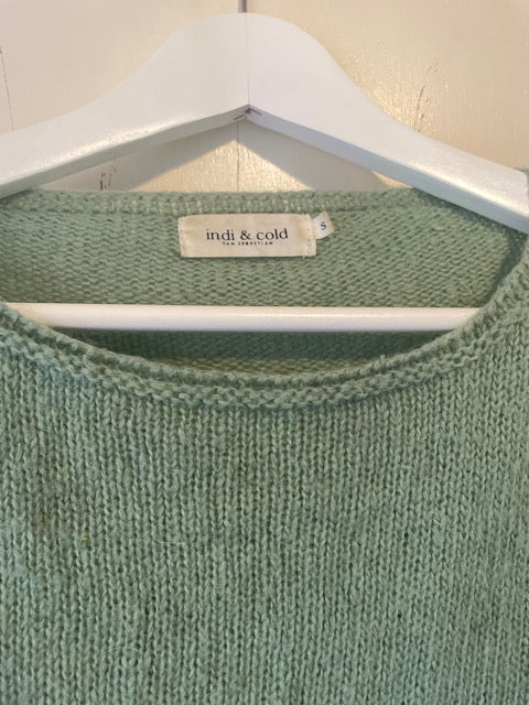 GREEN WOOL SWEATER