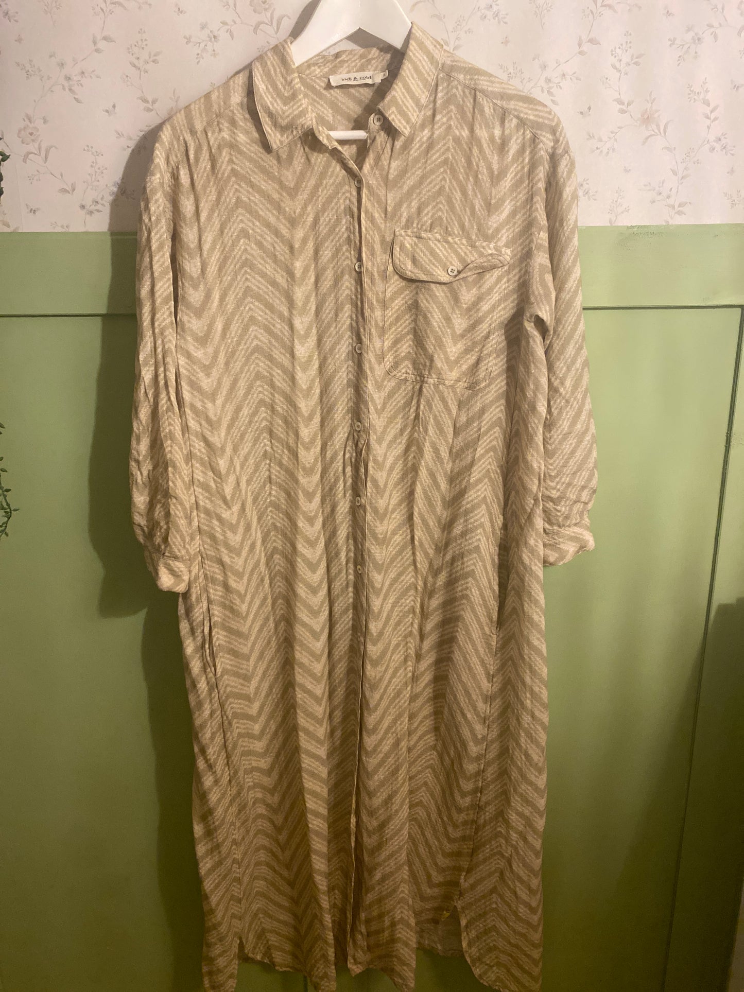 Robe longue imprimée