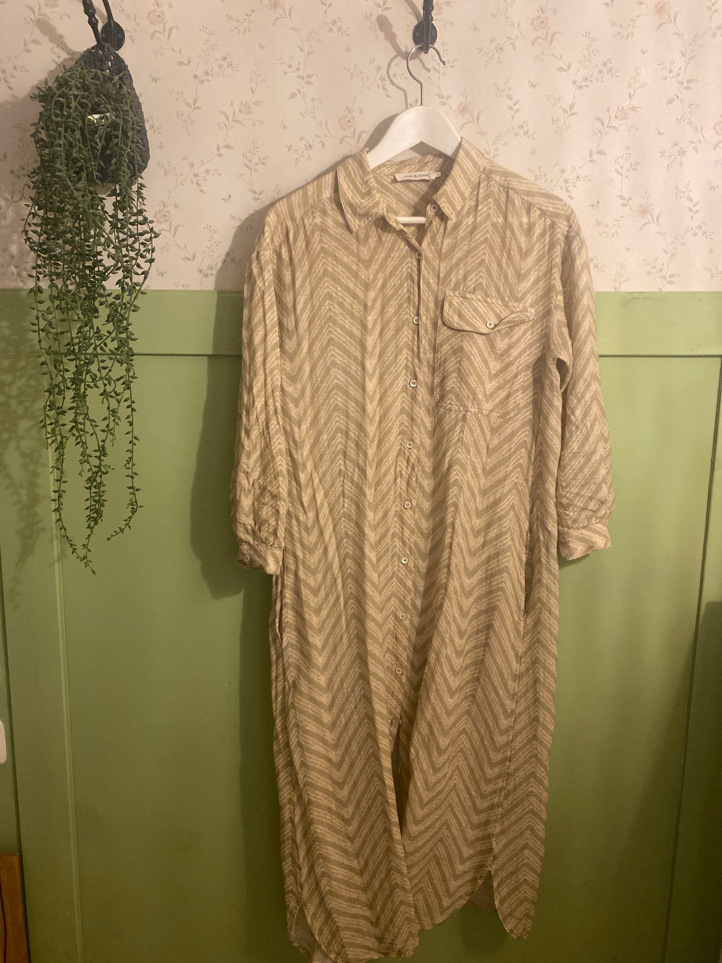 Robe longue imprimée