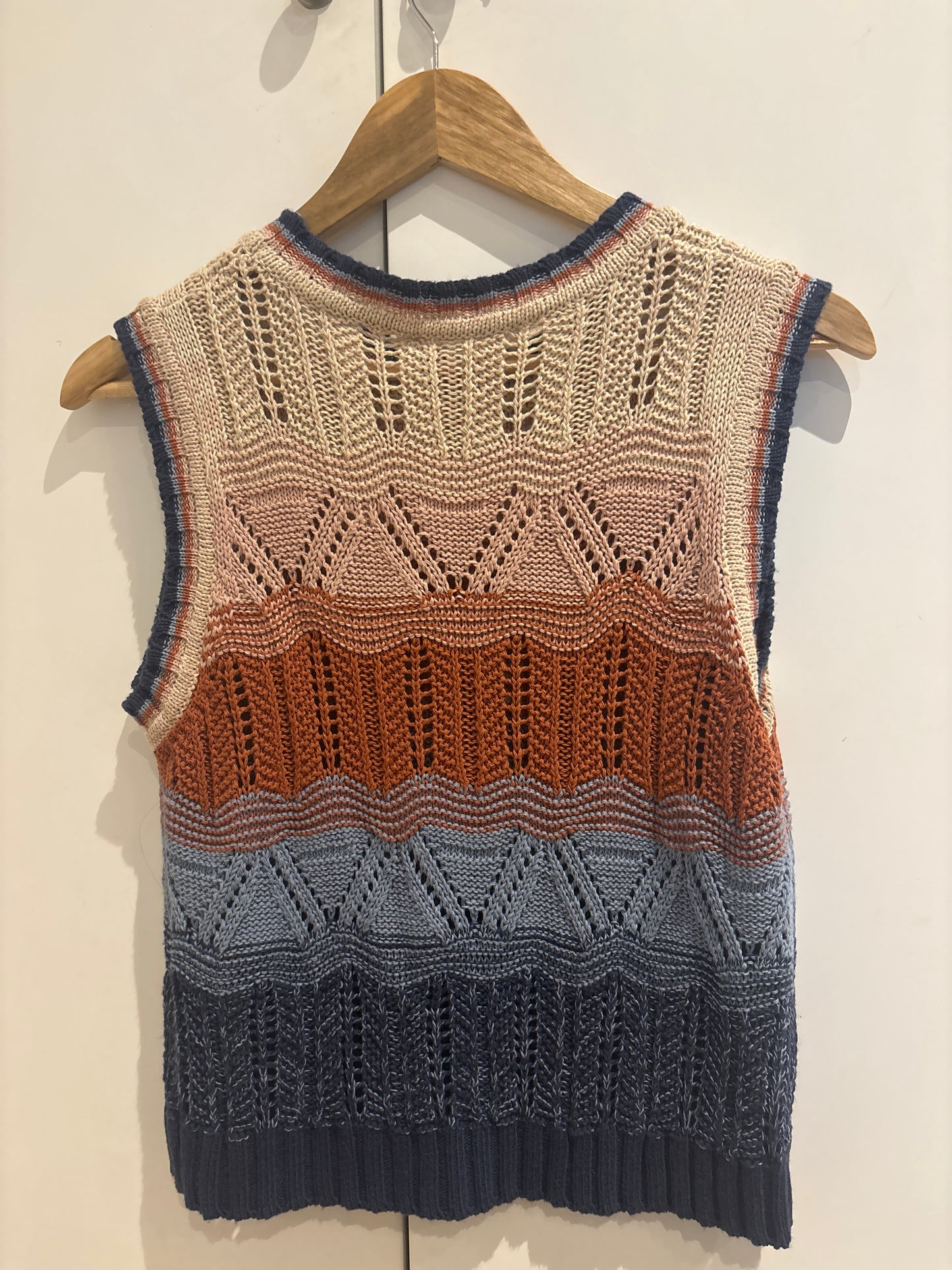 GILET CROCHET MULTICOLORE