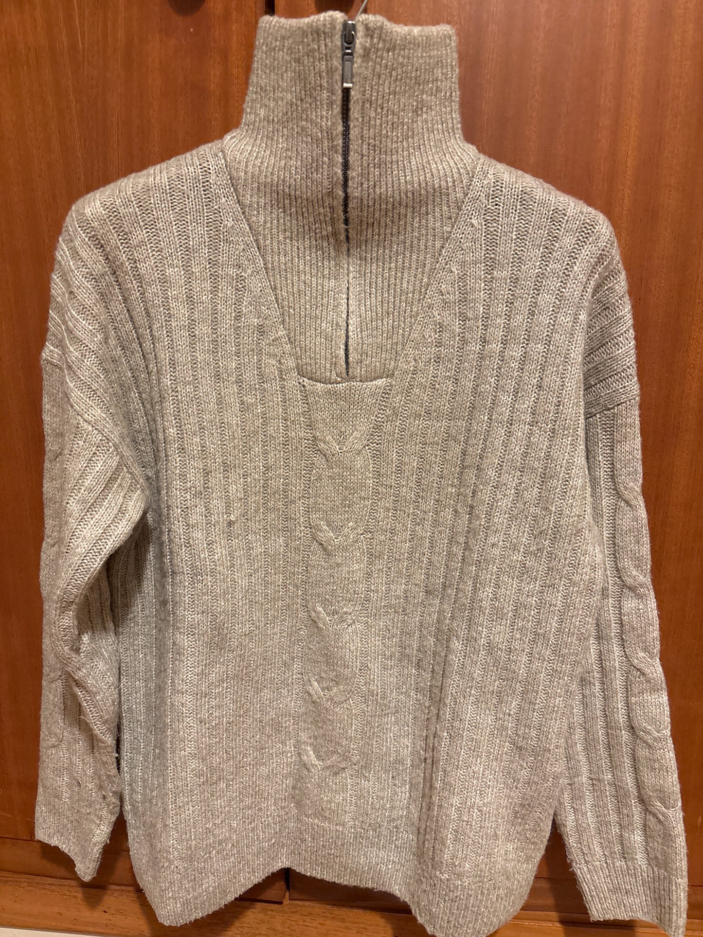 TURTLENECK SWEATER MADE FROM RECYCLED POLYESTER