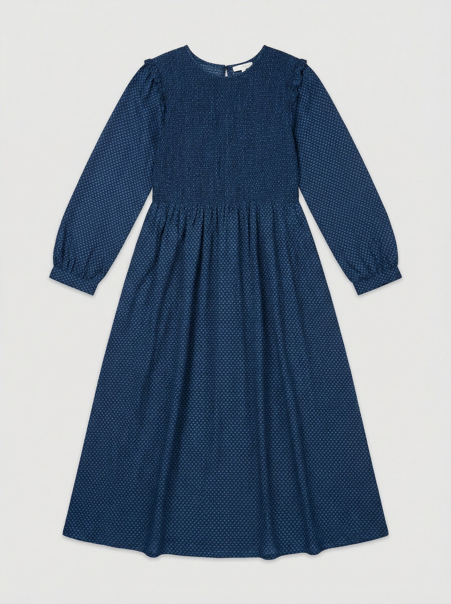 Vestido mini marino con florecitas