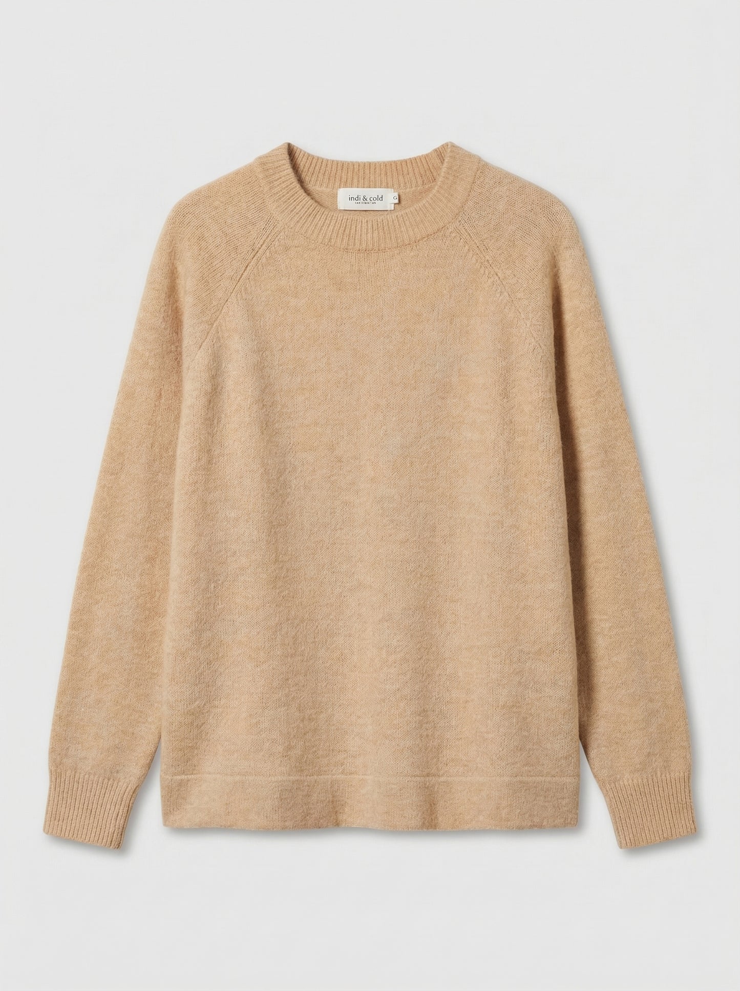 Knitted sweater with matching skirt