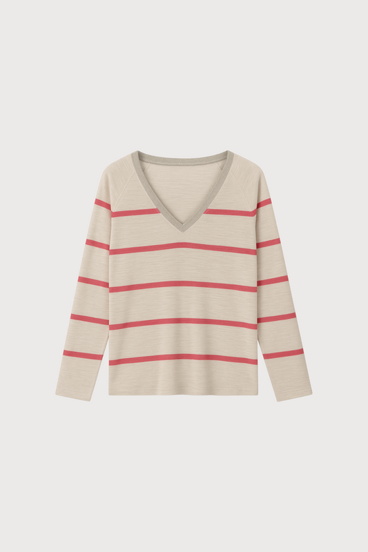 Red striped sweater